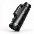 High Power Monocular Telescope with Tripod and Smartphone Holder HD BAK4 Prism Compact Monocular with Compass for Hiking Bird Watching and Travel