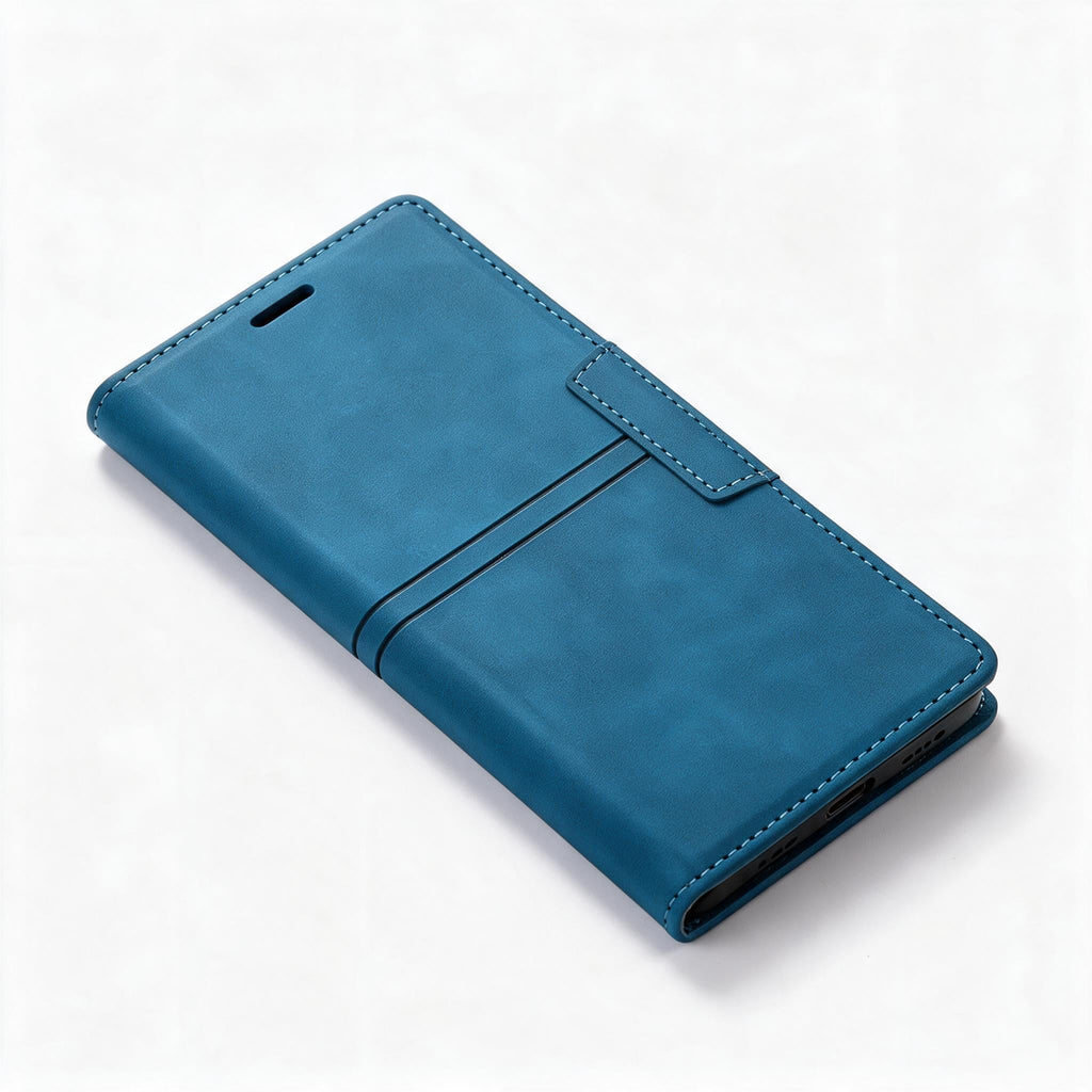 Google Pixel Leather Wallet Phone Case Magnetic Flip Cover with Card Slots and Kickstand