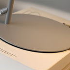 Scandinavian Metal Desk Lamp with Adjustable Arm and Tilting Shade