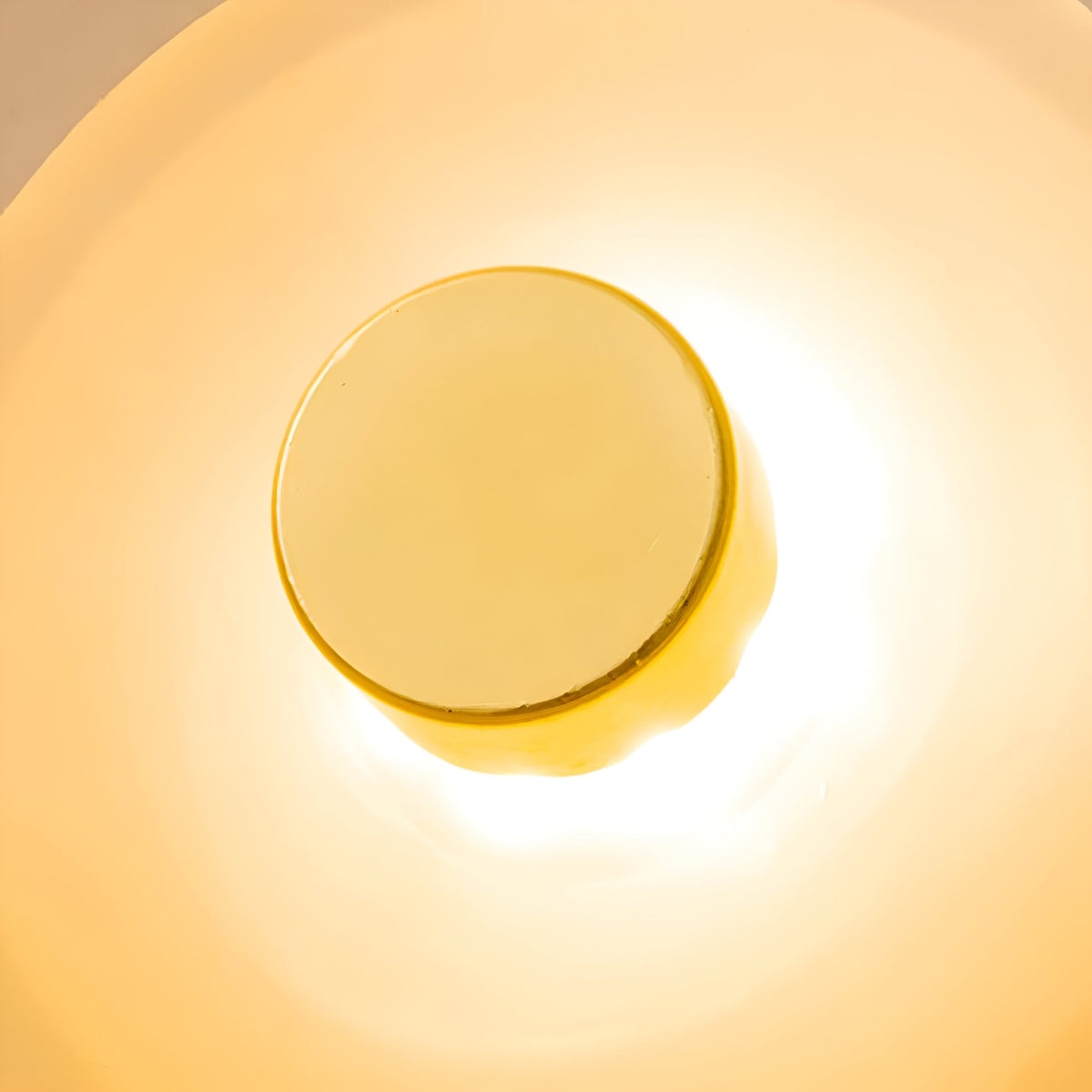 Sculpted Curved Glass Wall Sconce with Up and Down Glow