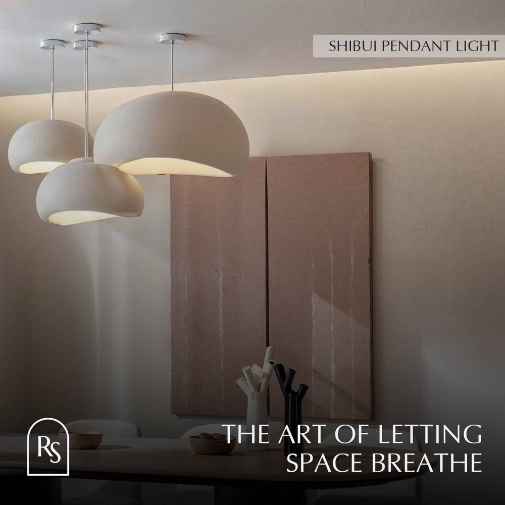 Minimalist Dome Pendant Light with Textured Shade