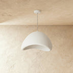 Minimalist Dome Pendant Light with Textured Shade