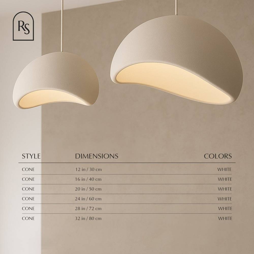 Minimalist Dome Pendant Light with Textured Shade