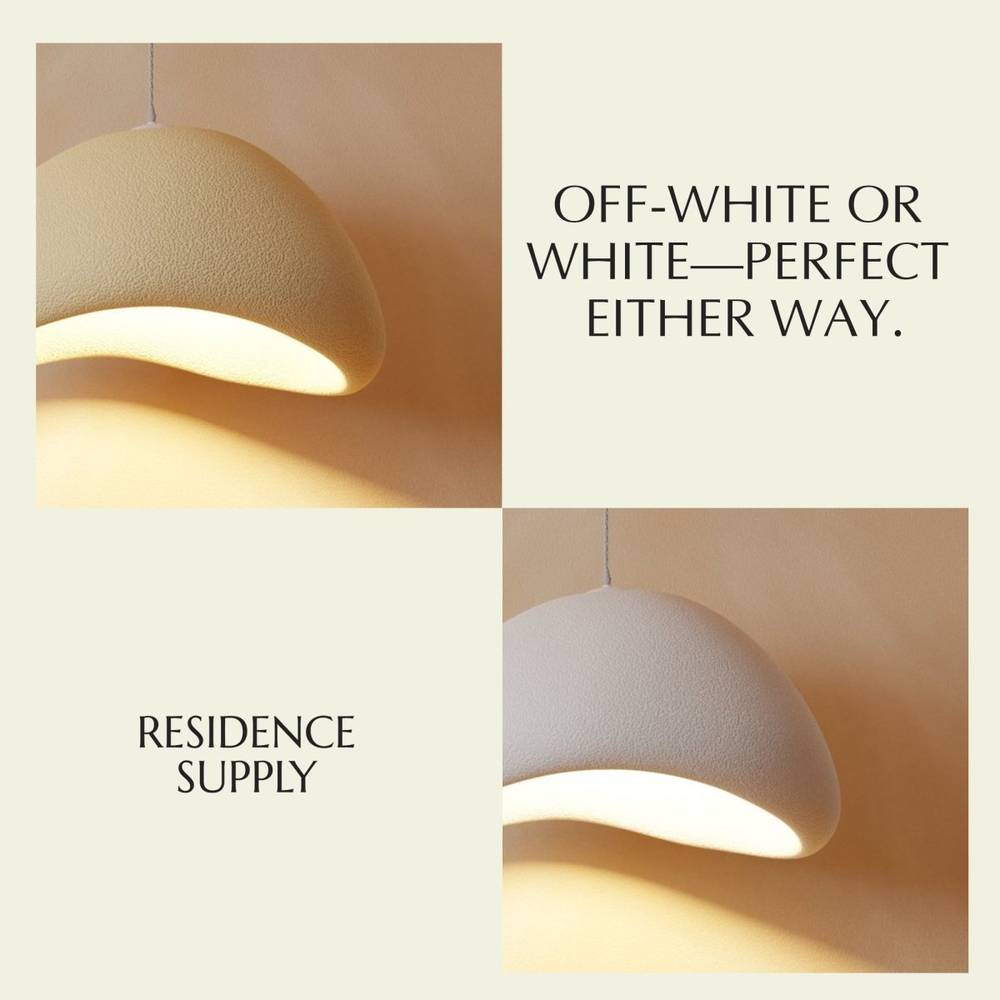 Minimalist Dome Pendant Light with Textured Shade