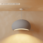 Minimalist Dome Pendant Light with Textured Shade