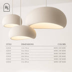 Minimalist Dome Pendant Light with Textured Shade