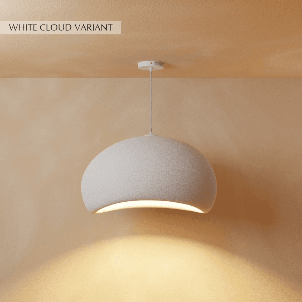 Minimalist Dome Pendant Light with Textured Shade