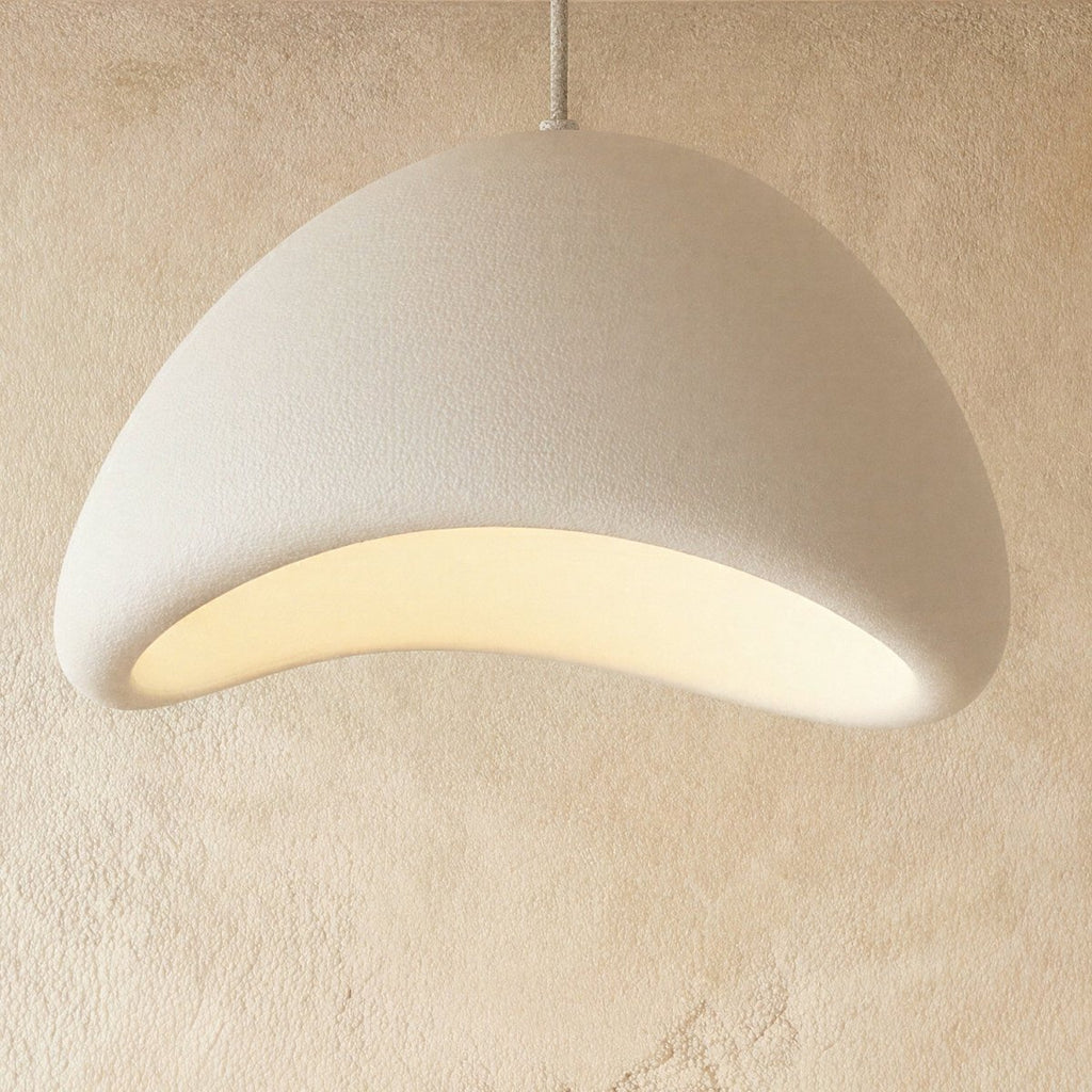 Minimalist Dome Pendant Light with Textured Shade