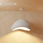 Minimalist Dome Pendant Light with Textured Shade