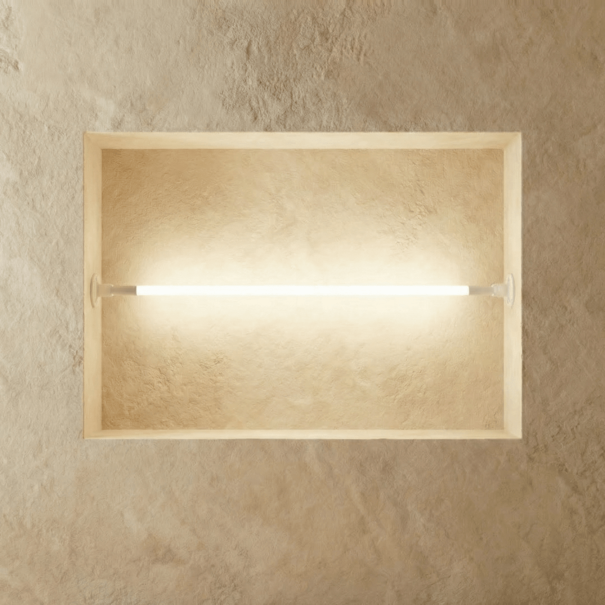 Minimalist Linear LED Light Wall Sconce with Steel Frame