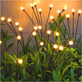 Solar Firefly Garden Stake Lights with Swaying Stems for Outdoor Pathways