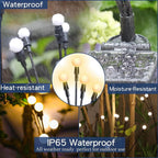 Solar Firefly Garden Stake Lights with Swaying Stems for Outdoor Pathways