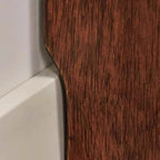 Solid Wood Shoe Storage Bench with Padded Leather Seat for Entryway