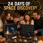Space Exploration Advent Calendar with Collectible Rocket and Lunar Models