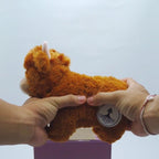 Highland Cow Plush Toy Soft Stuffed Animal Realistic Scottish Cow Cuddly Toy for Kids Gift and Sofa Decor
