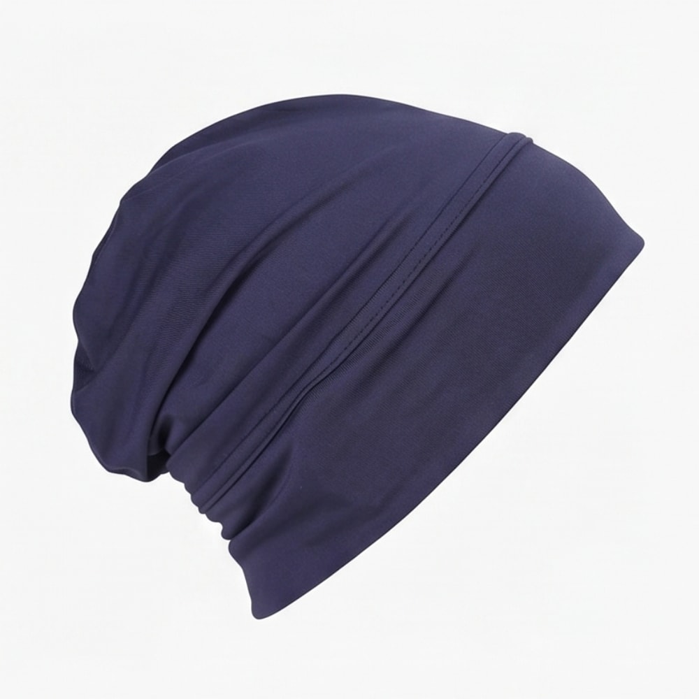 Stretch Jersey Underscarf Turban Cap with Anti-Slip Band for Hijab