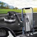 Suction Cup Car Phone Mount with Telescopic Arm and One Touch Release