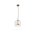 Vintage Glass Pendant Light for Dining Room with Dimmable LED Light
