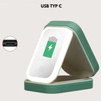 Travel Makeup Case with LED Lighted Mirror and Jewelry Compartments
