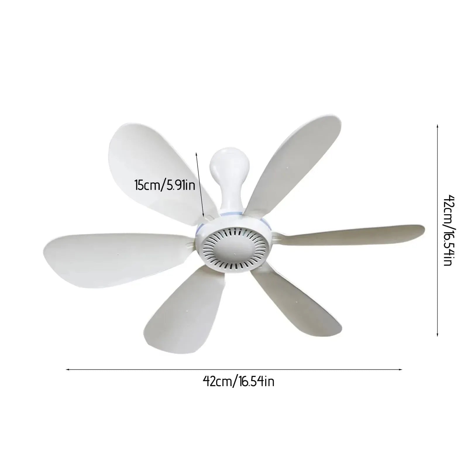 USB Ceiling Fan With Remote Control