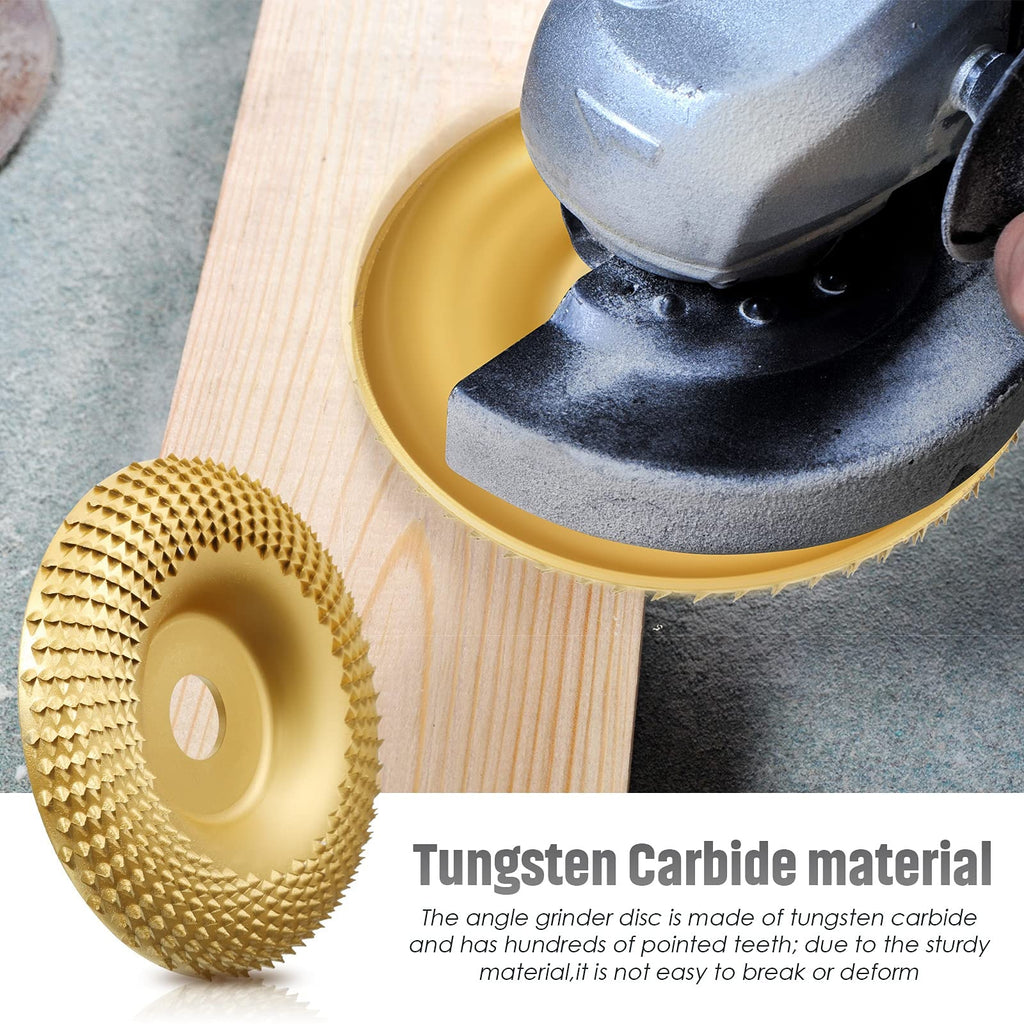 Tungsten Carbide Wood Carving Disc for Angle Grinder Shaping and Sanding