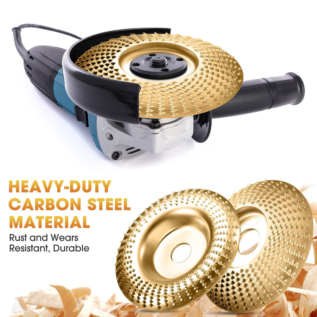 Tungsten Carbide Wood Carving Disc for Angle Grinder Shaping and Sanding