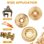 Tungsten Carbide Wood Carving Disc for Angle Grinder Shaping and Sanding
