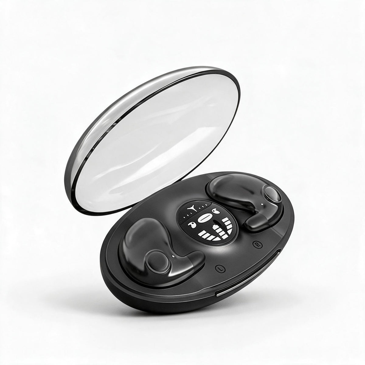 Invisible Sleep Earbuds Wireless Bluetooth In-Ear Headphones Ultra Thin Noise Isolating Waterproof with Charging Case and Touch Control