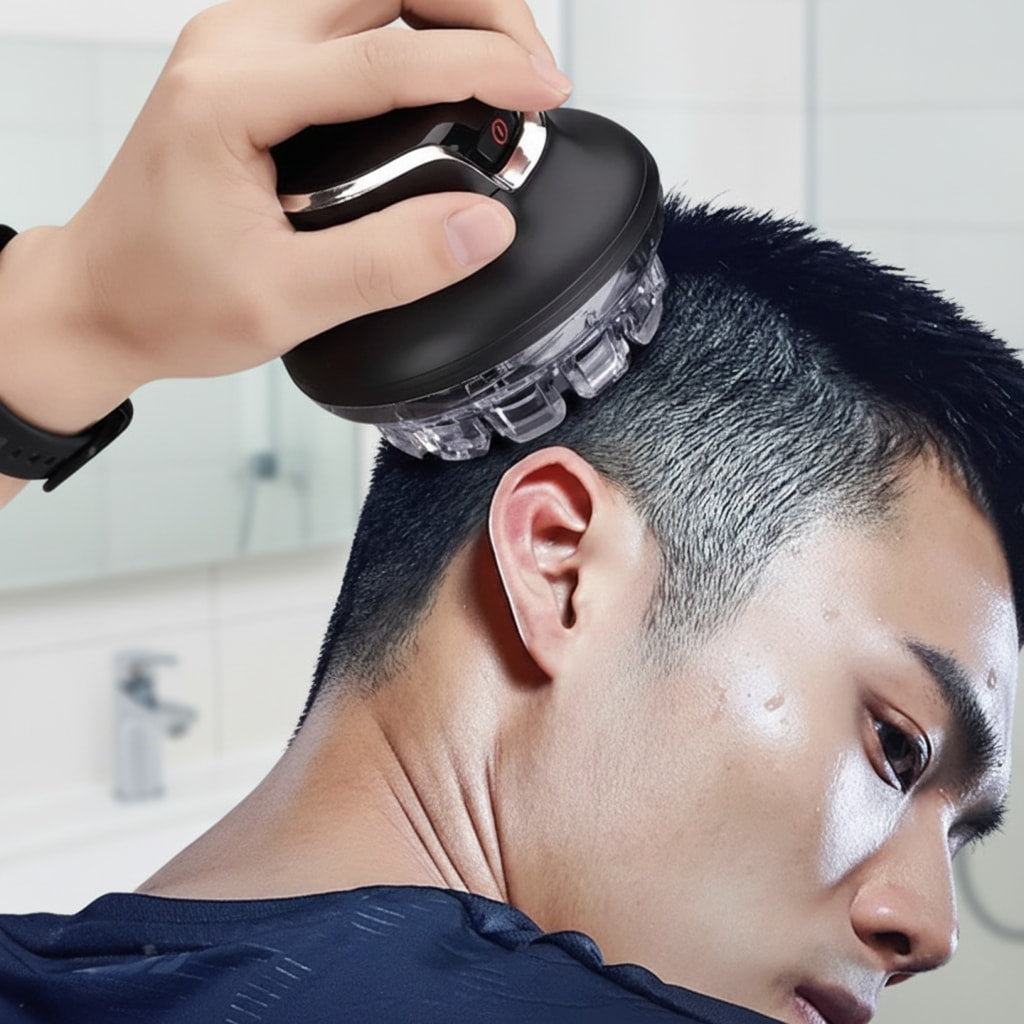 USB C Rechargeable Cordless Hair Clipper for Self Haircuts with Guide Combs