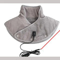USB Heated Neck and Shoulder Wrap with Vibration and Auto Shut Off Timer