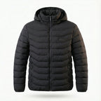 USB Heated Puffer Jacket with Hood for Men and Women