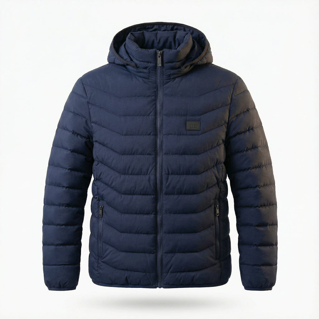 USB Heated Puffer Jacket with Hood for Men and Women