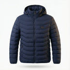 USB Heated Puffer Jacket with Hood for Men and Women