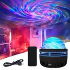 USB Rechargeable Aurora Projector Night Light with Music Sync and Remote