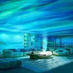 USB Rechargeable Aurora Projector Night Light with Music Sync and Remote