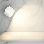 USB Rechargeable Wireless Wall Sconce with Rotating Head and Dimmable LED