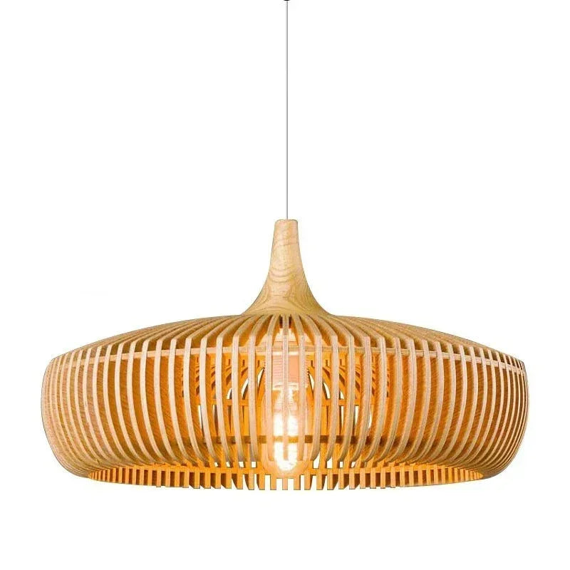 Scandinavian Wood Pendant Light for Living and Dining Rooms — Harbor Light Co.