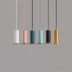 Ribbed Glass Globe Pendant Light with Brass Cylinder Fixture