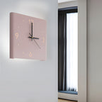 Corner Wall Clock Wall Sconce with Backlit LED Light