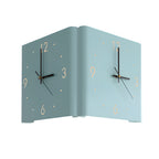 Corner Wall Clock Wall Sconce with Backlit LED Light