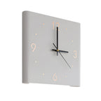 Corner Wall Clock Wall Sconce with Backlit LED Light