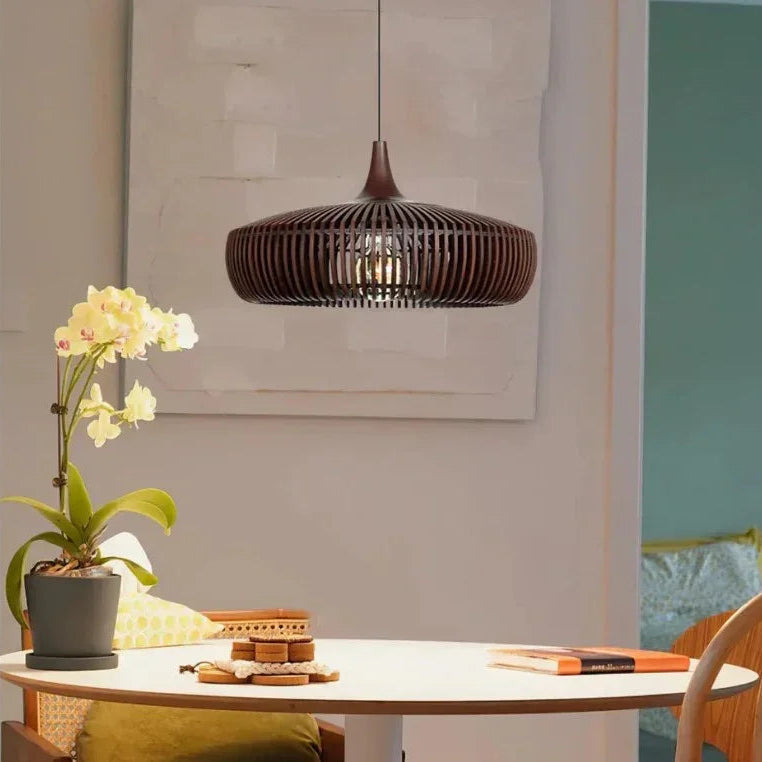 Scandinavian Wood Pendant Light for Living and Dining Rooms — Harbor Light Co.
