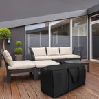 Waterproof Garden Cushion Storage Bag with Handles and UV Resistant Fabric