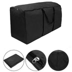 Waterproof Garden Cushion Storage Bag with Handles and UV Resistant Fabric