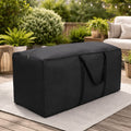 Waterproof Garden Cushion Storage Bag with Handles and UV Resistant Fabric