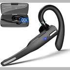 Wireless Trucker Headset with Dual Noise Cancelling Mic and Charging Case