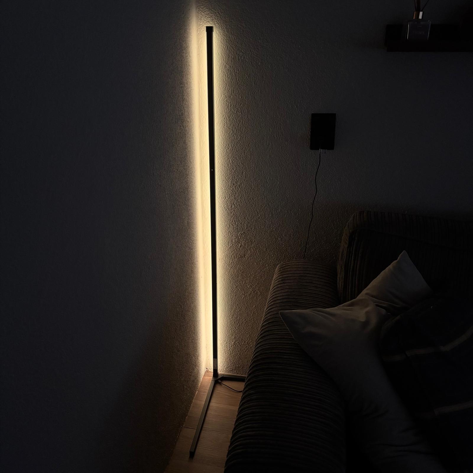 RGB Corner LED Light Floor Lamp with Remote Control
