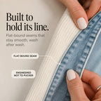 Women's Open Front Ribbed Knit Cardigan Coat with Denim Lapels and Cuffs