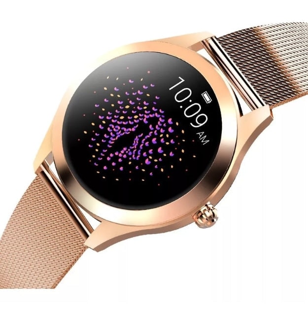 Womens Smartwatch with Mesh Strap Heart Rate and Sleep Tracking