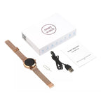 Womens Smartwatch with Mesh Strap Heart Rate and Sleep Tracking
